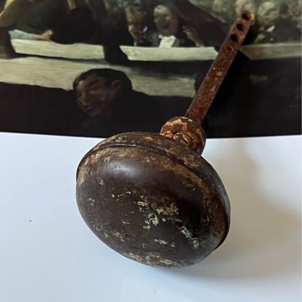 Single Antique Iron Door Knob